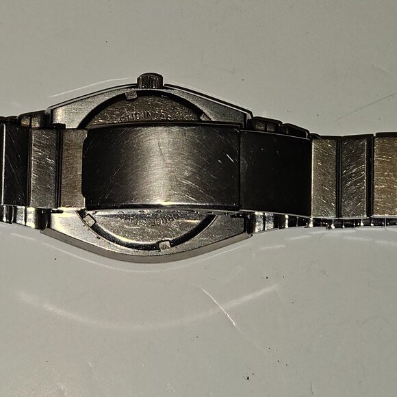 VINTAGE 70s Radiant Automatic Day/Date Swiss Tonneau Watch | Retro Blumar - Picture 10 of 16